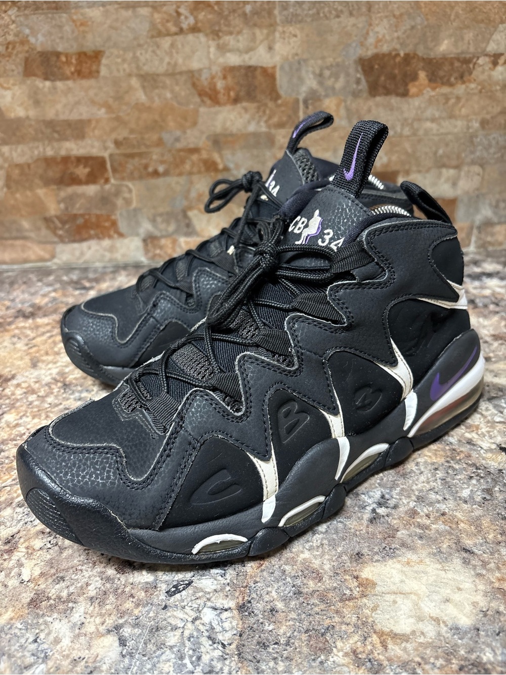 Nike Air Max CB34 Black White Purple 414243-002 Size 8.5